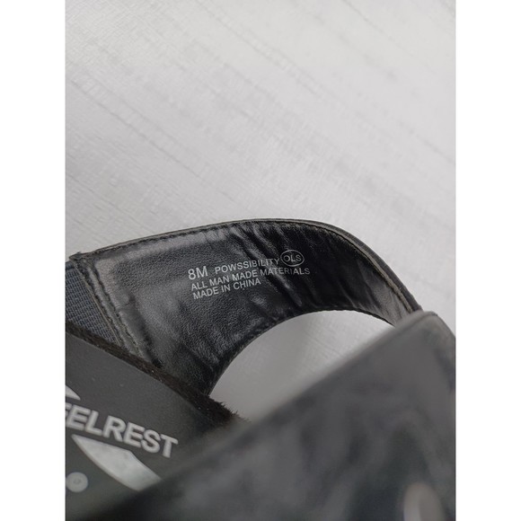 A2 by Aerosoles Heelrest Powssibility Black Studded Heel Sandal Slip On Sz. 8m - Picture 6 of 6